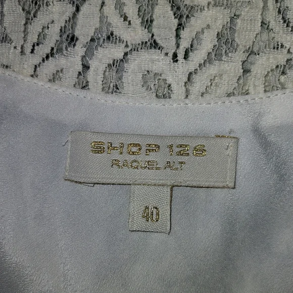 Shop 126 Raquel Alt Light Green Tiered Dress Size 40 / Small - Picture 9 of 11